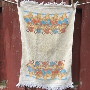 Dancing Teddy Bear Kitchen Towel by Cannon